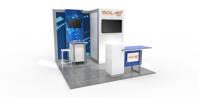 Solar E 10x10 Modular Exhibit by Abex Solar E 10x10 Modular Exhibit by Abex