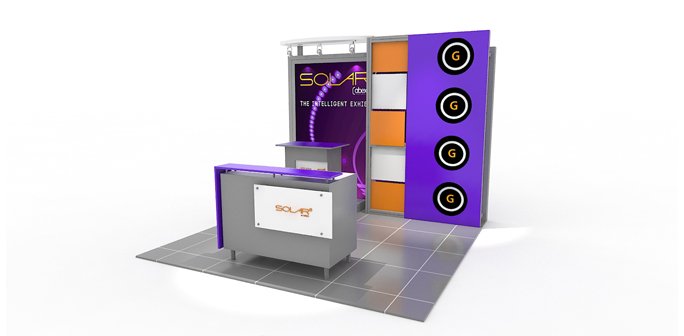 Solar G 10x10 Modular Exhibit by Abex Solar G 10x10 Modular Exhibit by Abex